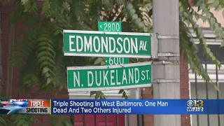 One dead, two injured in shooting in West Baltimore