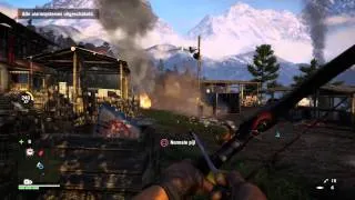 Far Cry 4 PS4 Coop Outpost takeover with Explosive Bolts, Funny Moments