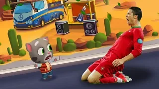 КТО КРУЧЕ? ГОВОРЯЩИЙ КОТ ТОМ - TALKING TOM ПРОТИВ CRISTIANO RONALDO - CR7! МЕГА ЧЕЛЛЕНДЖ! #139