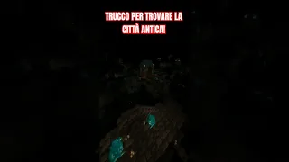 Come trovare l'Ancient City su Minecraft ! #minecraftshorts #minecraftita #minecraftcurios #viral