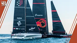 DUELS IN THE SUN on a Busy Barcelona | Day Summary - 1st February | America's Cup