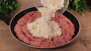 Rice with Ground Beef. Few know this secret! My grandmother cooks this dinner every 3 days.