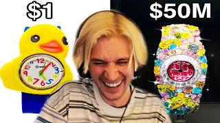 $1 vs $50,000,000 Watch | xQc Reacts