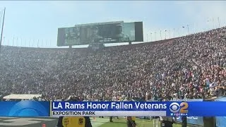 Rams Honor Fallen Service Members & Their Families Ahead Of Sunday's Game