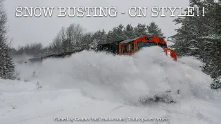 SNOW BUSTING - CN Style!!