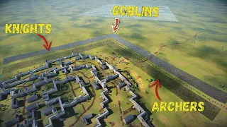 Medieval Army vs 1,750,000 Goblin Warriors - UEBS 2