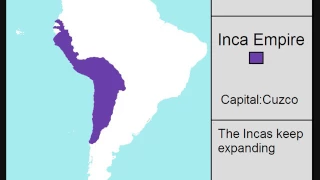 The rise and fall of the Inca Empire: Every year