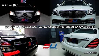 First Time in India. Old gen 2006 W221  Mercedes Benz Upgraded to New gen 2021 W222 S-Class Maybach