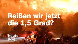 Dürre, Brände, immer wärmere Meere: Klimaphysiker über drohende Hitzerekorde | ZDFheute live