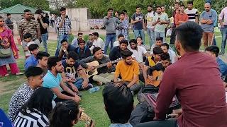Open Street Singing Competition |  Connaught Place - Delhi | Lagan Lagi Full Song