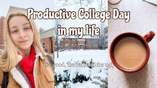 Productive College Day in my Life | freshman year @ washington state university