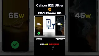 Asus ROG Phone 6D vs Samsung Galaxy S22 Ultra