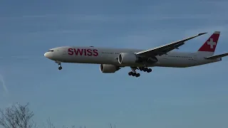 Crosswind Landings Zurich Airport 01.01.2023