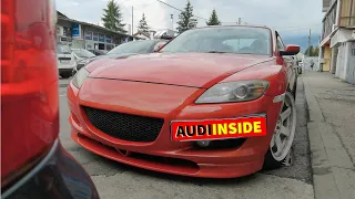 Eastern European Man Swaps a Turbo Audi Engine into a Mazda RX-8, We Ride Shotgun