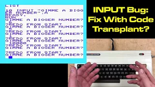 43-Year-Old INPUT Bug Fixed: From C64 to VIC-20