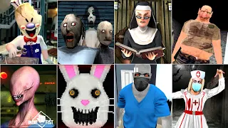 Game Over #38 - Granny 3 - Ice Scream 4 - Evil Nun 2 - Mr Hopp's Playhouse - The Twins - Evil Nurse