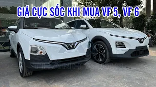 Giá lăn bánh VF 5, VF 6 Plus Kèm pin cực sốc cho những chủ sở hữu xe xăng VinFast | Thành Auto