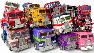 Giants Optimus Prime Transformers RID, Rescue Bots, all Masterpiece Collection Blue Car Mainan Truck