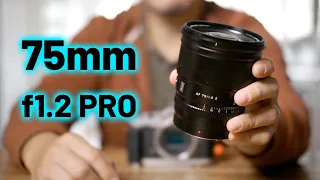 A new PRO lens? Viltrox 75mm f1.2 PRO for Nikon Z-fc - RED35 Review