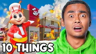 10 THINGS NOT TO DO IN JOLLIBEE