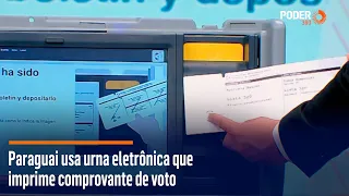 Paraguai usa urna eletrônica que imprime comprovante de voto