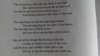 The Moon poem