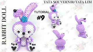 How to Rabbit Doll Part 9/Tutorial manik manik/DIY/Beadcraft