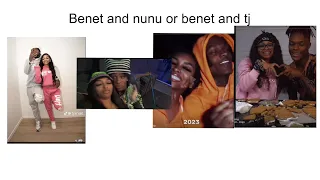 Benet and nunu vs Benet and tj❤️