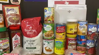 Pantry Haul for week ending 3/23/24. #emergencyfood #pantryhaul #prepperpantry