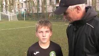 Післяматчеве флеш-інтерв'ю гравця команди "ДЮСШ" Тернопіль U-14 Дмитра Годованого