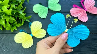 How to make Paper butterfly Бабочка из бумаги Своими руками