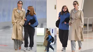 Angelina Jolie Spotted Having Heartwarming Interaction With Lookalike Daughter Vivienne At Airport