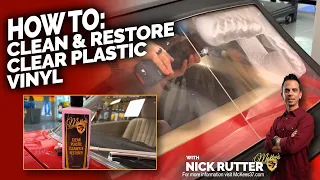 How To Restore Clear Vinyl & Plastic Windows (Convertible Tops) by McKee’s 37