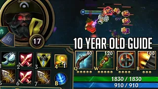 Gangplank but I follow a 10 year old build guide