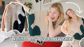 i knit the sweater of my dreams in a weekend (i tried)