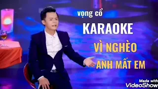 Karaoke Tân Cổ Mới:Bet Chuẩn Hây Nhất 2020.VÌ NGHÈO ANH MẤT EM/PHAN TẤN ĐẠT