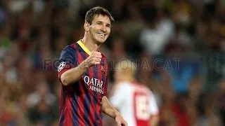 Lionel Messi Goles Highlights Vs. Getafe | Barcelona Vs. Getafe 4-0 2014 Copa del Rey 8-1-2014