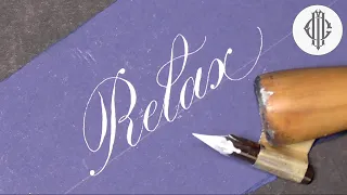 ASMR Copperplate CALLIGRAPHY and NIB Sounds