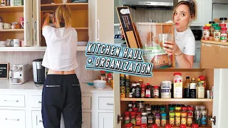 huge amazon kitchen haul + insane organization!!