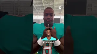 MINI MIC: WHO ON THE TEAM TOOK THE LONGEST TO GET READY FOR MEDIA DAY? | MIAMI DOLPHINS