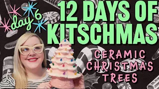 The 12 Days of Kitschmas | Mid-Century Christmas Decorations | Ceramic Christmas Trees | Day 6