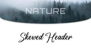 Skewed Header using CSS | CSS Curved Header