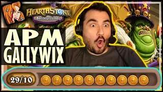 FINALLY! APM GALLYWIX BUILD! - Hearthstone Battlegrounds