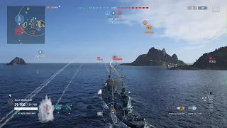 World of Warships: Legends - They trying a new Battleship tactic?