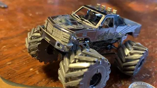 My 1st Metal Earth steel 3D model kit build. The Monster Truck