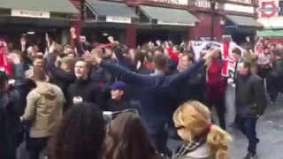 Lincoln Fans in Covent Garden before Arsenal Game- 11/03/17