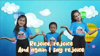 REJOICE IN THE LORD ALWAYS | Christian children song | Kids song