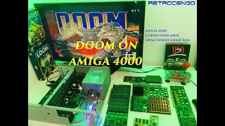 ADOOM on AMIGA 4000 CYBERSTORM MKII 68060 50MHz 128MB RAM