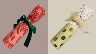 Gift Wrapping | 給酒瓶做個拼色禮物包裝-圓柱形