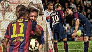 Neymar With Cavani Vs Neymar With Messi ● The Difference | HD